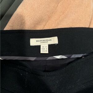 Black Burberry pencil skirt